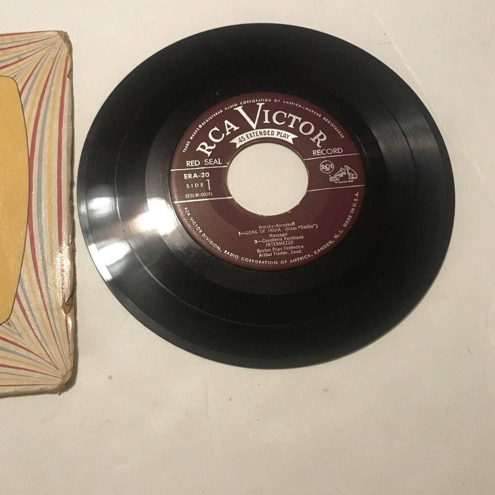 Capitol Records Set Of 2 7 Inch Records Songs For String 3801 - Picture 6 of 9